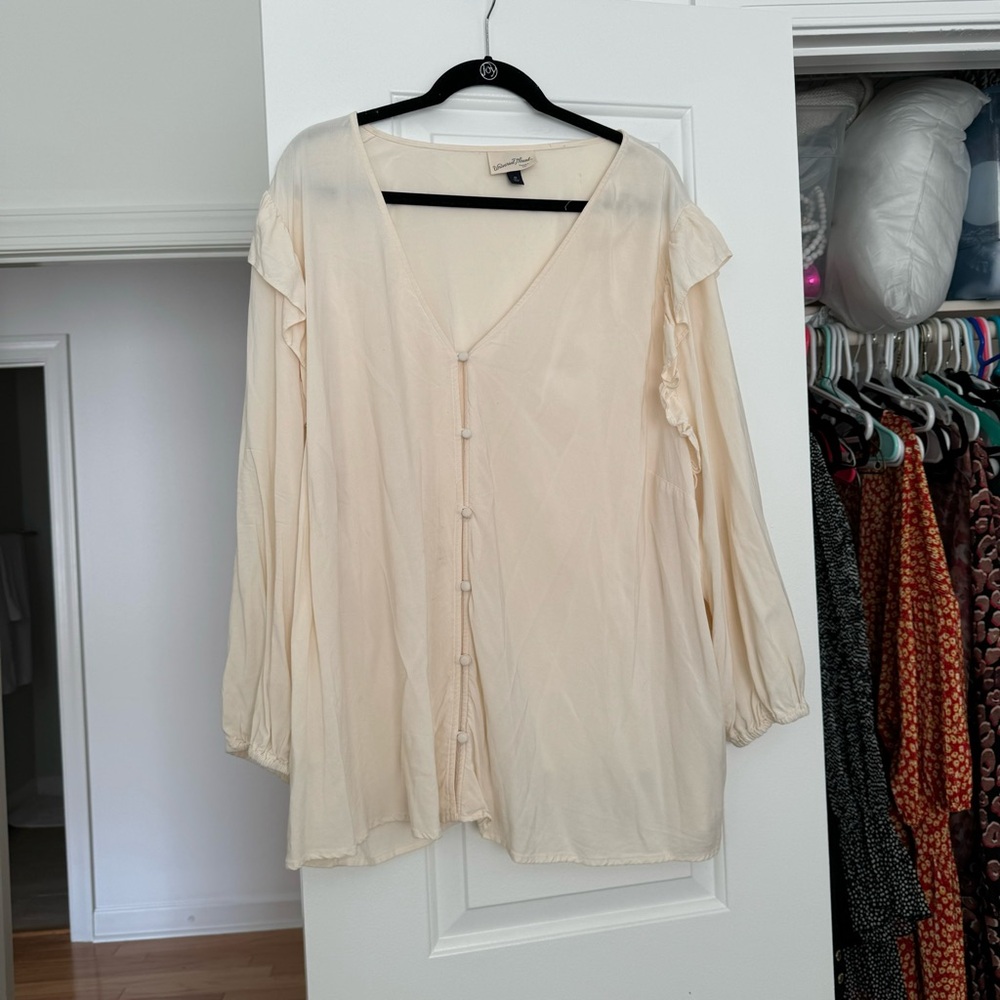 Cream blouse
